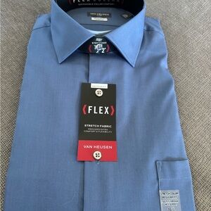 Van Heusen Men's Classic Blue Dress Shirt